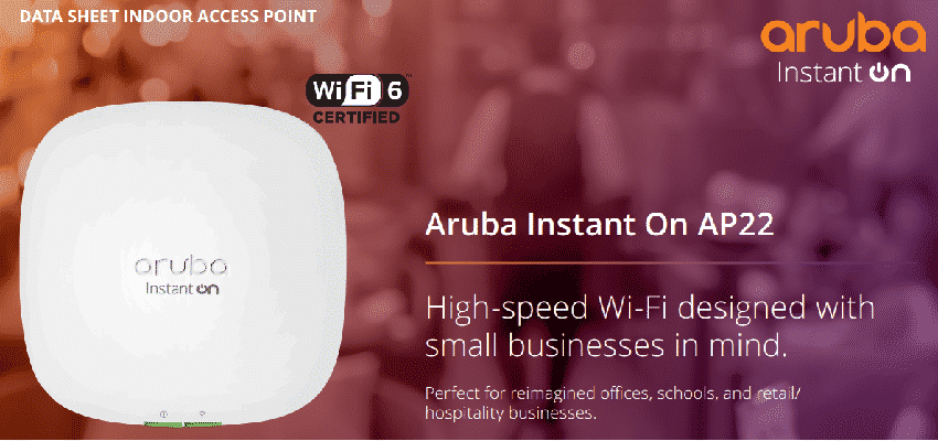 Aruba Instant On AP22, ISA Solutions